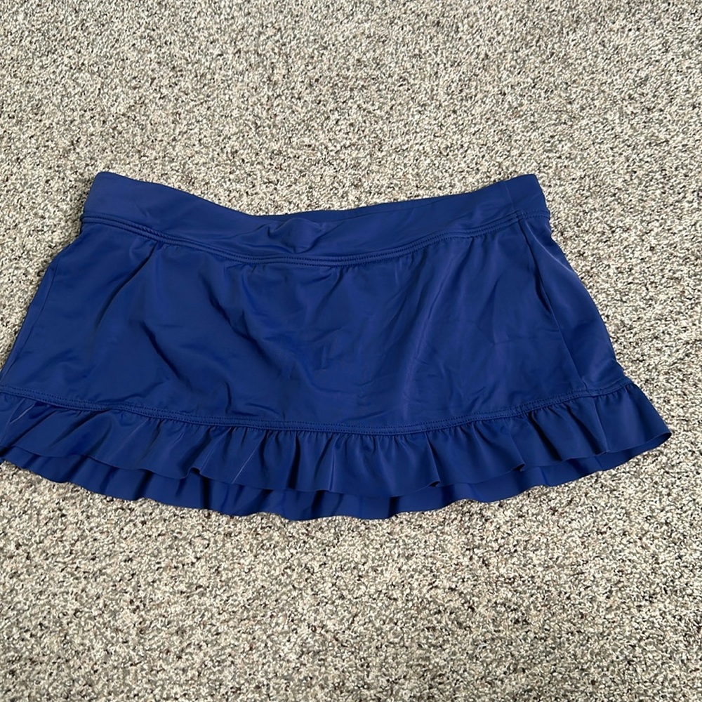 Title Nine Navy Swim Coverup Skirt